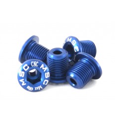 Kit Tornillos Plato Largos Azul M8X8/8.5 Alu5Un