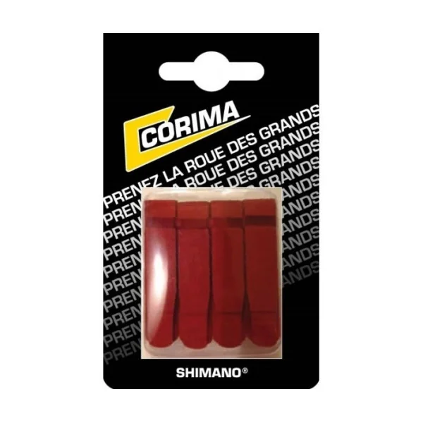 Blister de 4 zapatas de frenos Corima para shimano dircet mount