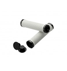 Puños Sram Locking Grips Double Clamp color Blanco