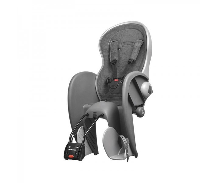 Portabebe Polisport Wallaby Evolution De Luxe Al Cuadro Gris Plata