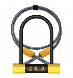 Candado Mini OnGuard Horquilla Bulldog DT 90x140 mm+Cable