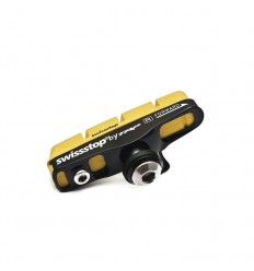 Kit 2 Portazapatas Swissstop Flash Pro Amarillo Carbono