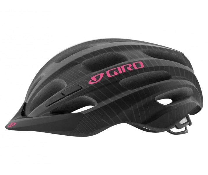 Casco Giro Mujer VASONA Negro Mate/Rosa