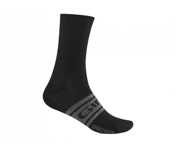 Calcetines Invierno Giro Seasonal Merino Wool Negro/Gris