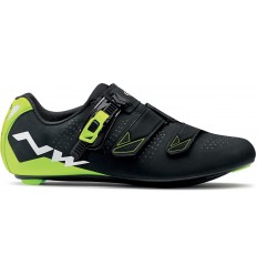 Zapatillas Northwave Carretera PHANTOM 2 SRS Negro-Amarillo Fluor