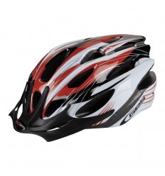 Casco Infantil Ges Roket Rojo Negro Blanco