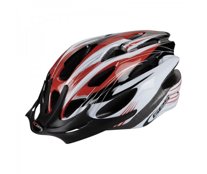 Casco Infantil Ges Roket Rojo Negro Blanco