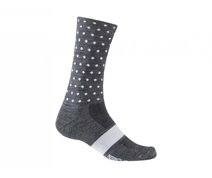 Calcetines Invierno Giro Seasonal Merino Wool Gris/Blanco