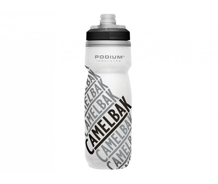 Bidón Camelbak Podium Chill Blanco/Logotipo 0.6L