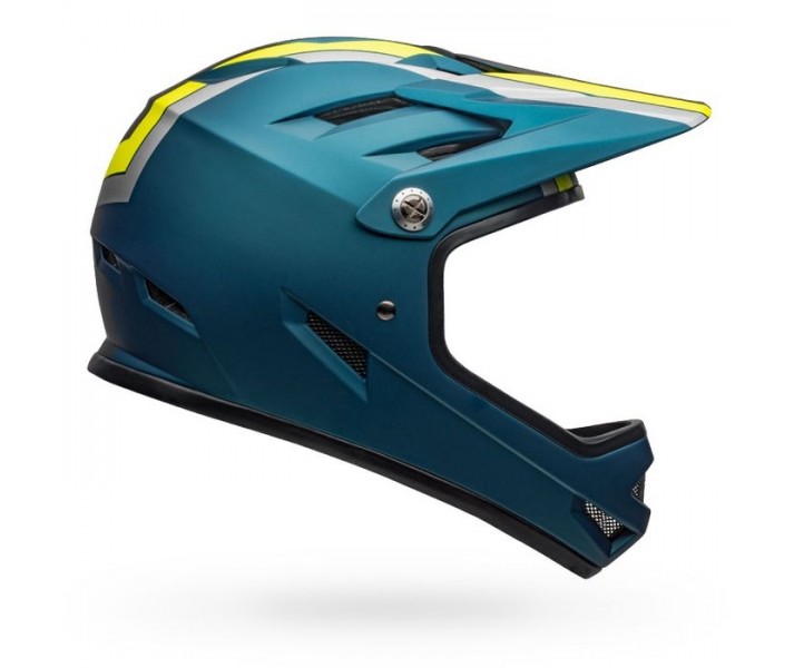 Casco Bell SANCTION Azul/Amarillo Flúor