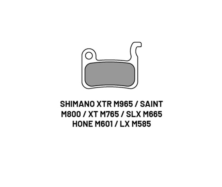 Pastillas Freno OnOff Shimano XTR, XT, SLX, Saint, Hone, LX Orgánicas