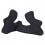 Almohadillas Laterales Troy Lee D3 3D Negro