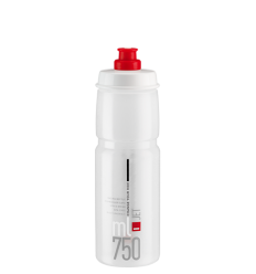 Bidón Elite Jet Transparente Logo Rojo 750 ml