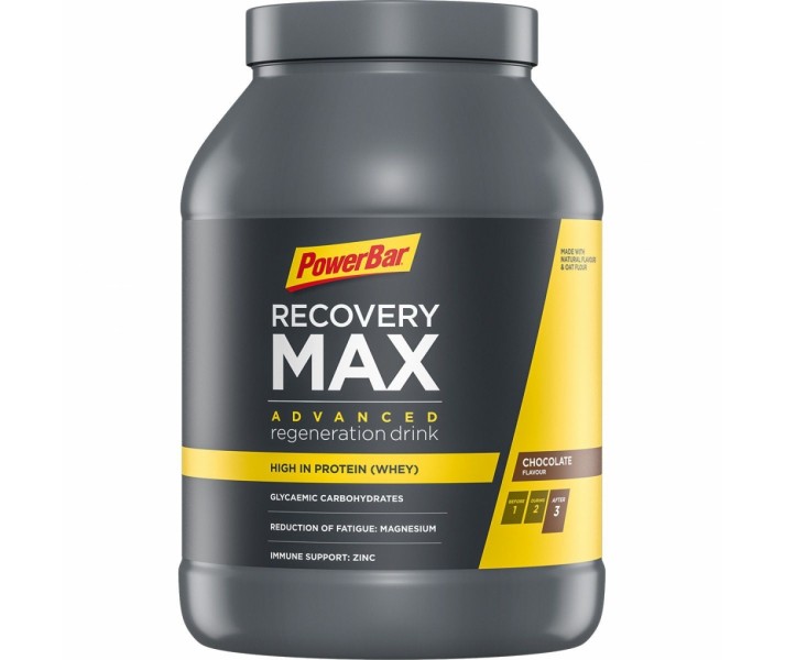 Bote Powerbar Recovery Max sabor Chocolate 1144 gr.