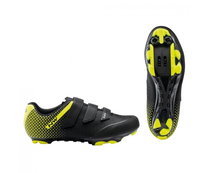 Zapatillas Northwave Origin 2 Negro-Amarillo Fluo