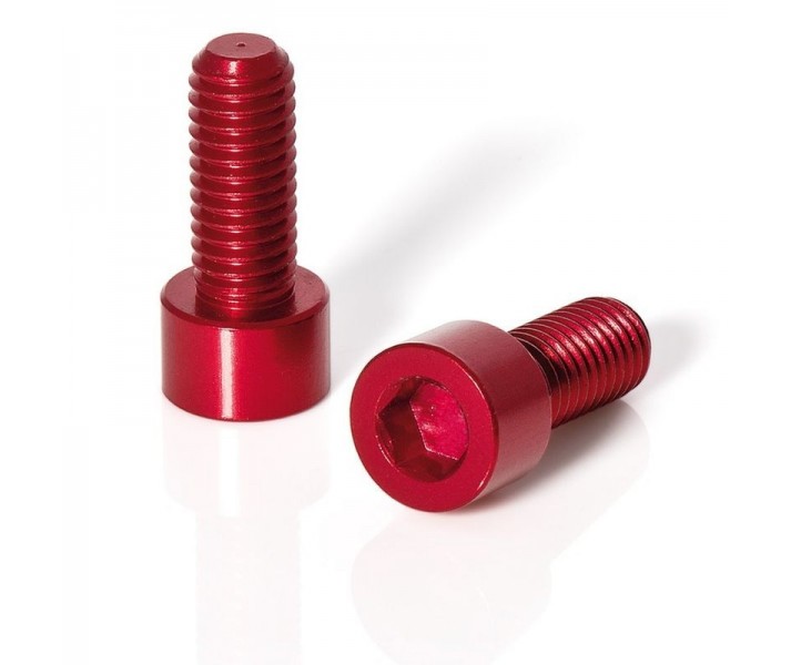 Tornillos Hexagonales Xlc Portabidón Aluminio M5x17 mm Rojo