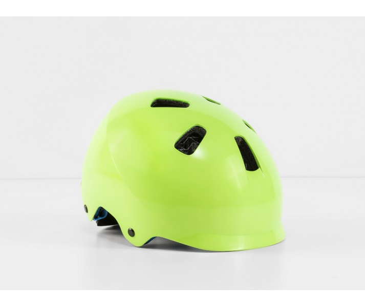 Casco Niño Bontrager Jet WaveCel Verde-Azul