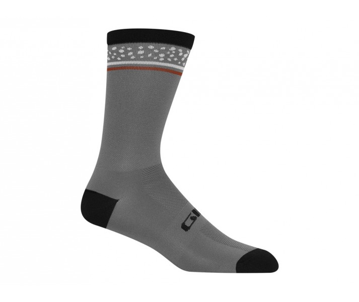 Calcetines Giro COMP RACER HIGH RISE Titanio/Gris