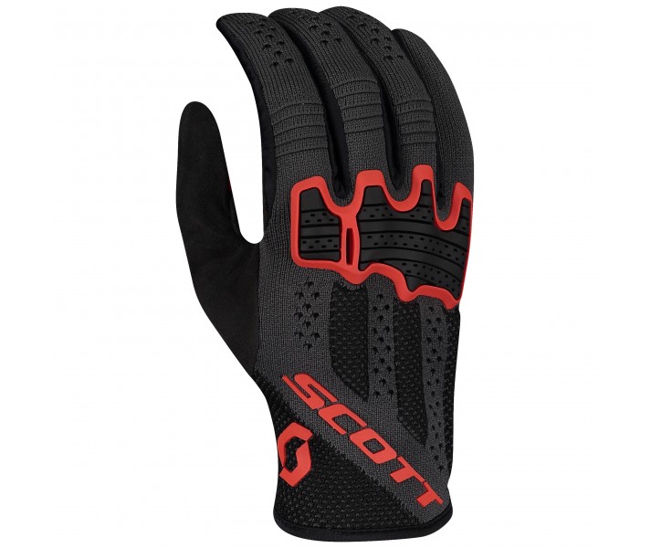 Guantes Scott Gravity Lf Negro/Rojo