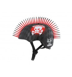 Casco Raskullz Infantil Skull Hawk 5+ Cresta Roja