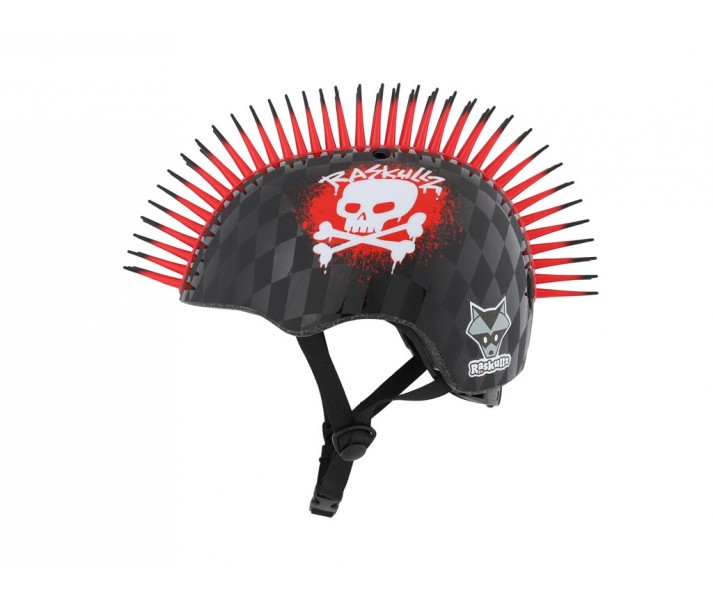 Casco Raskullz Infantil Skull Hawk 5+ Cresta Roja