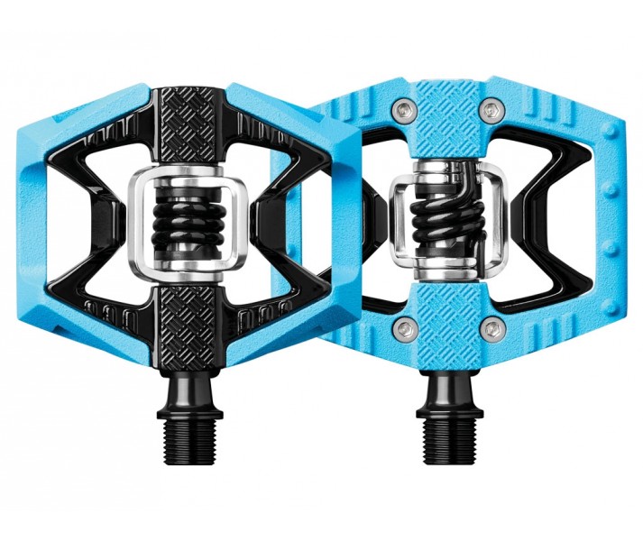 PEDALES MIXTOS CRANK BROTHERS DOUBLE SHOT 2 AZUL/NEGRO