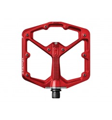 PEDALES PLATAFORMA CRANK BROTHERS STAMP 7 SMALL ROJO (KIT DE PINS EXTRA INCLUIDO)