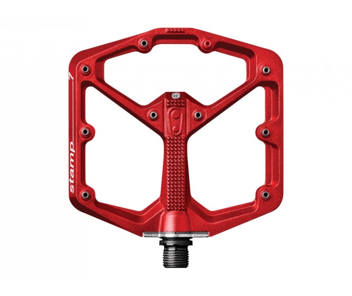 PEDALES PLATAFORMA CRANK BROTHERS STAMP 7 SMALL ROJO (KIT DE PINS EXTRA INCLUIDO)