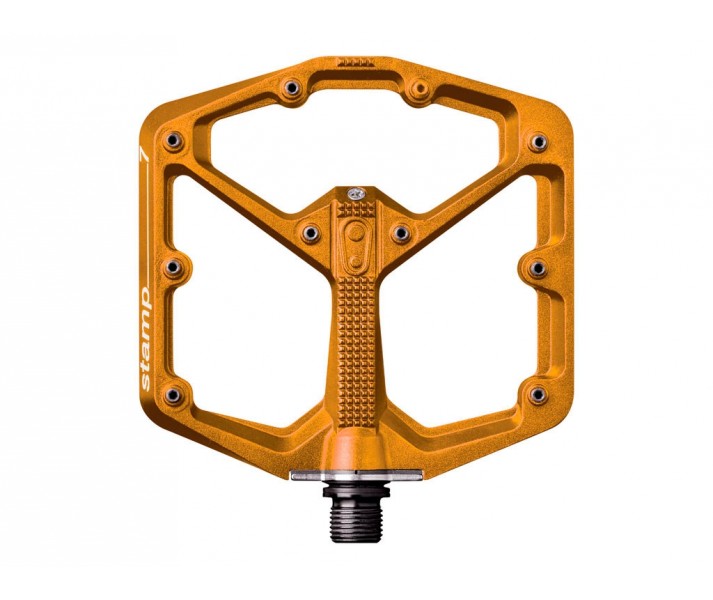 Pedales CrankBrothers STAMP 7 Largo Naranja (incluye Pins Extra)