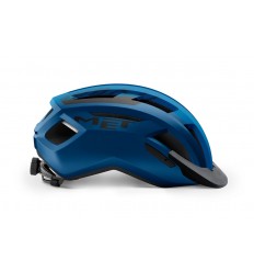 Met Allroad Helm Blau/Mattschwarz