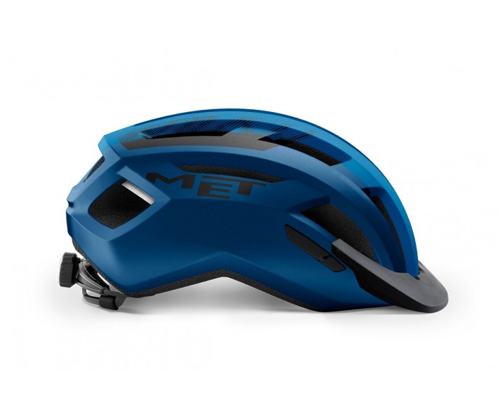 Casco Met Allroad Azul/Negro Mate