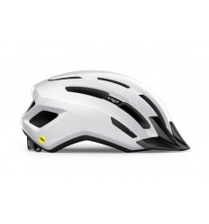 Casco Met Downtown Mips Blanco Brillo