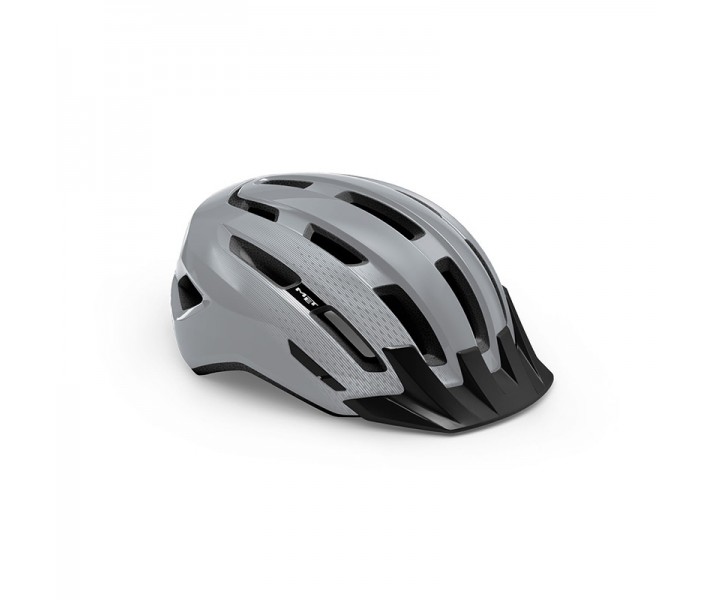 Casco Met Downtown Mips Gris Brillo