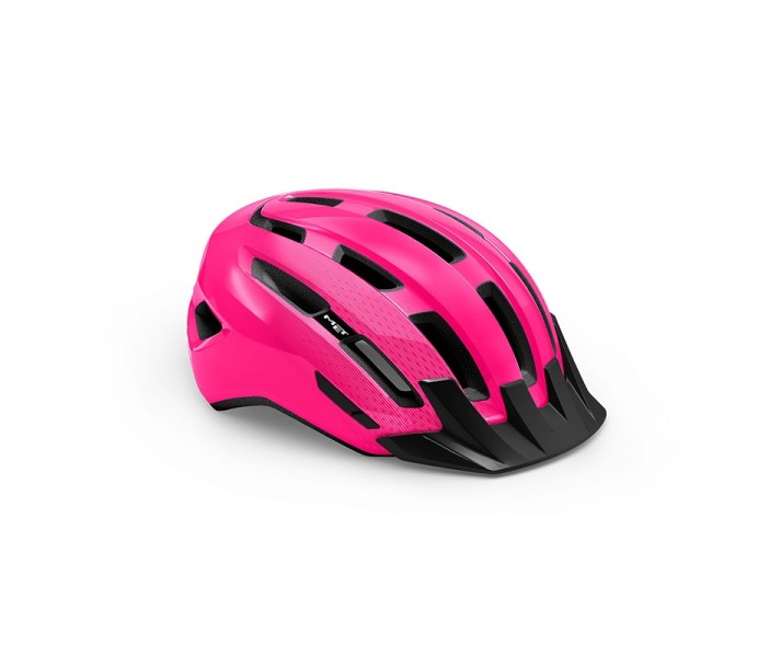 Casco Met Downtown Rosa Brillo