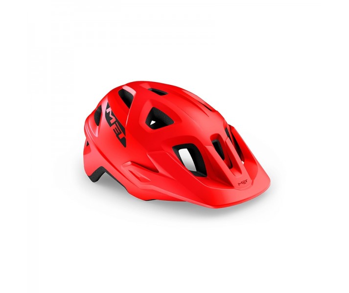 Casco Met Echo Rojo Mate