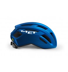 Casco Met Vinci Mips Azul Metalico Brillo