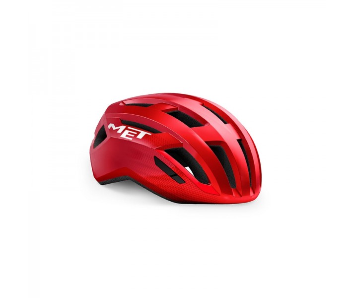 Casco Met Vinci Mips Rojo Metalico Brillo