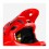 Visera Met Para Casco Parachute Mcr Rojo L