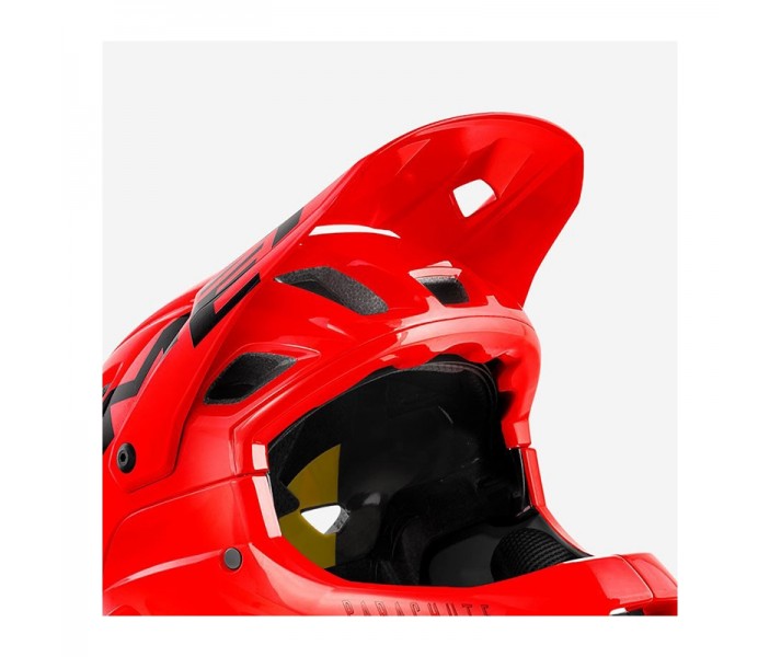 Visera Met Para Casco Parachute Mcr Rojo S-M