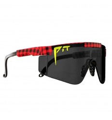 Gafas Pit Viper Party In Plaid 2000 Reflectantes Z87 Negro