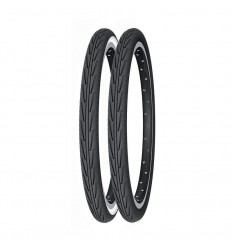 Cubierta Michelin 24x1.75 Diabolo City Junior Blanca Negra