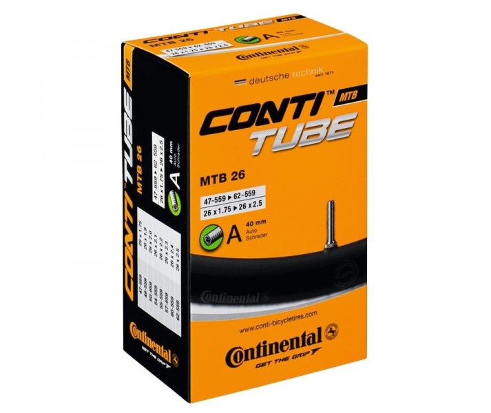 Cámara Continental Supersonic MTB 26x1.75/2.00 Schrader 42mm