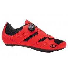 Zapatillas Giro Carretera Savix II Rojo Brillo / Negro