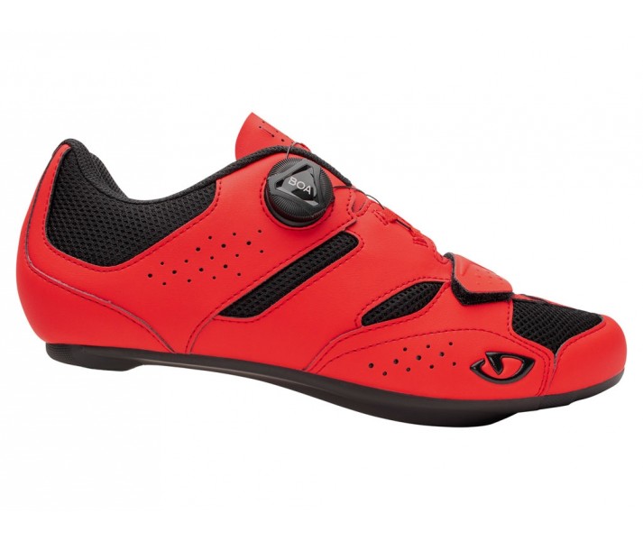 Zapatillas Giro Carretera Savix II Rojo Brillo / Negro