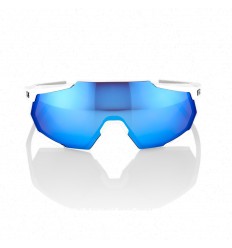 Gafas de sol 100% Racetrap - Blanco Mate - Lente Hiper Azul Multilayer Espejo |61037-000-75|