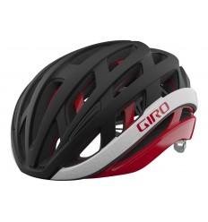 Casco de carretera Giro HELIOS SPHERICAL Negro Mate/Rojo