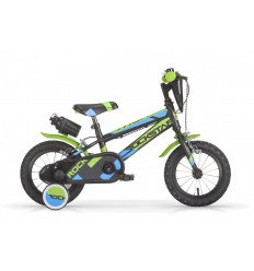 Bicicleta Infantil MBM Rockstar 14' Negro-Verde