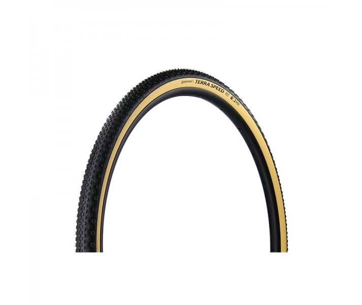 Cubierta Continental Terra Speed 27.5X1.35 Protection Tubeless Plegable Negro/Marron