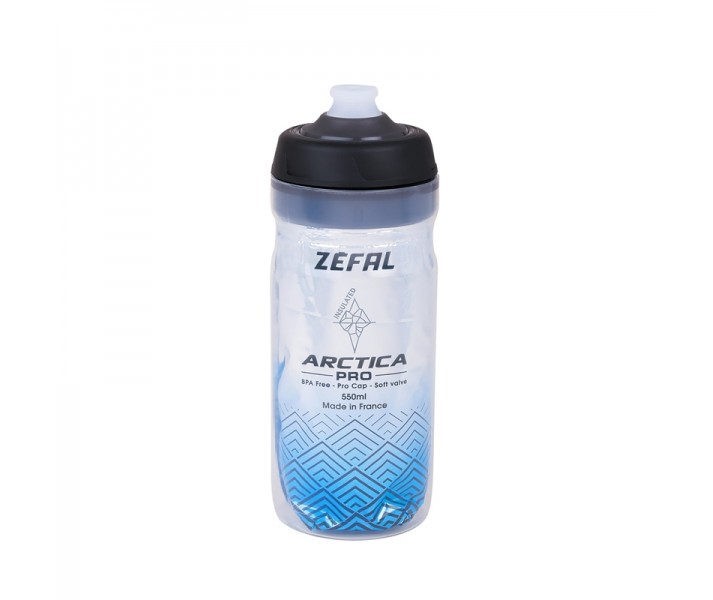 Bidón Zéfal Arctica Pro 55 Plata/Azul 550ml