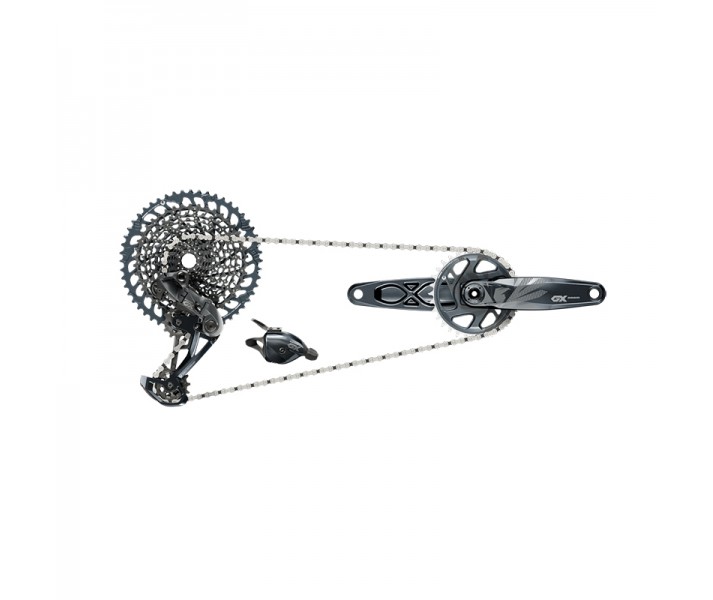 Grupo completo Sram Gx Eagle Dub Direct Mount 32D 12v Gris Lunar